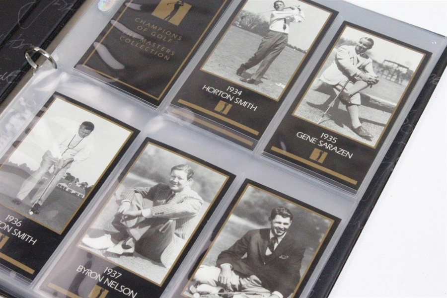 Champions of Golf Masters Collection Card Set of Masters Champions from 1934-1997