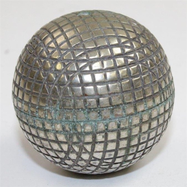 Vintage Silver Detachable Golf Ball Themed Shaker