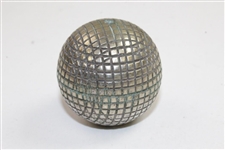 Vintage Silver Detachable Golf Ball Themed Shaker