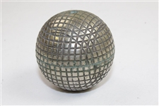 Vintage Silver Detachable Golf Ball Themed Shaker