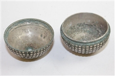 Vintage Silver Detachable Golf Ball Themed Shaker