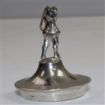 Vintage Sterling Silver Pre-Swing Golf Figure Themed Topper with Hallmarks