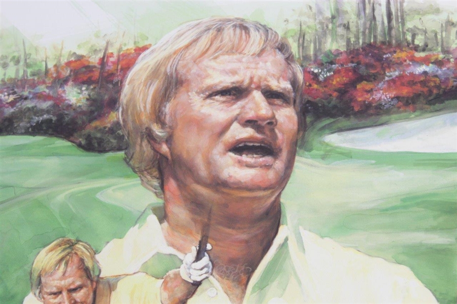 Ltd Ed Jack Nicklaus Golden Bear at Augusta Canvas Print #11/50