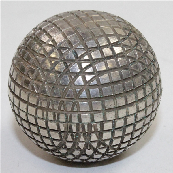 Vintage Silver Detachable Golf Ball Themed Shaker