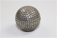 Vintage Silver Detachable Golf Ball Themed Shaker