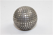 Vintage Silver Detachable Golf Ball Themed Shaker