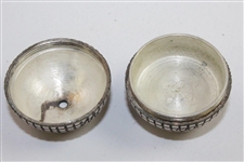Vintage Silver Detachable Golf Ball Themed Shaker