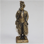 Vintage Miniature USGA Stamped Golfer with Bag & Clubs