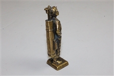 Vintage Miniature USGA Stamped Golfer with Bag & Clubs