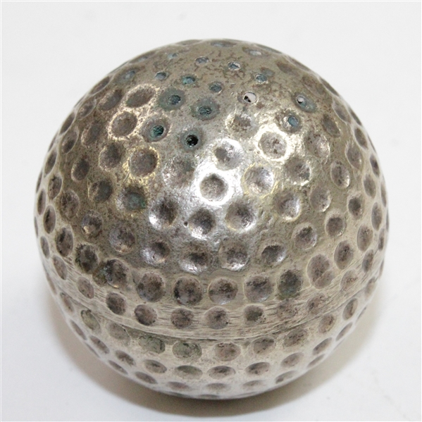 Vintage Silver Detachable Golf Ball Themed Shaker