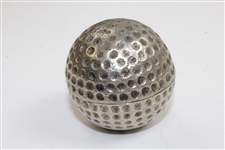 Vintage Silver Detachable Golf Ball Themed Shaker