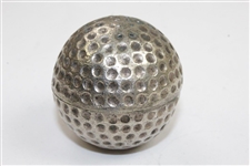 Vintage Silver Detachable Golf Ball Themed Shaker