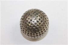 Vintage Silver Detachable Golf Ball Themed Shaker