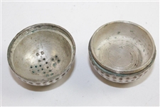 Vintage Silver Detachable Golf Ball Themed Shaker
