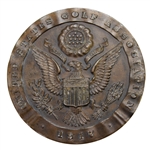 1917 U.S.G.A. American Red Cross Patriotic Open Tournament Winners Medal Won by Jock Hutchison