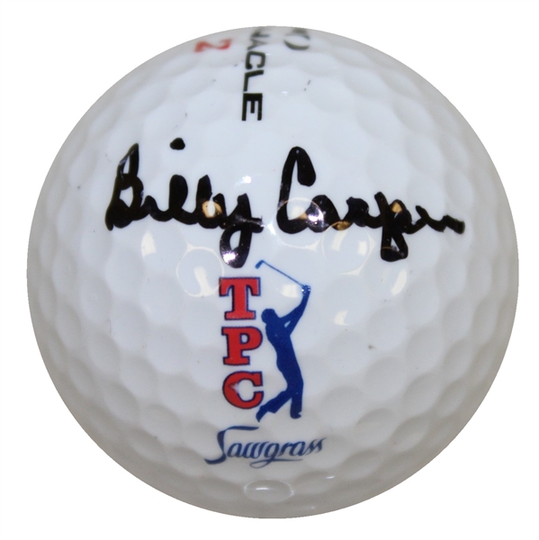 Billy Casper Signed TPC Sawgrass Logo Golf Ball JSA #M49759