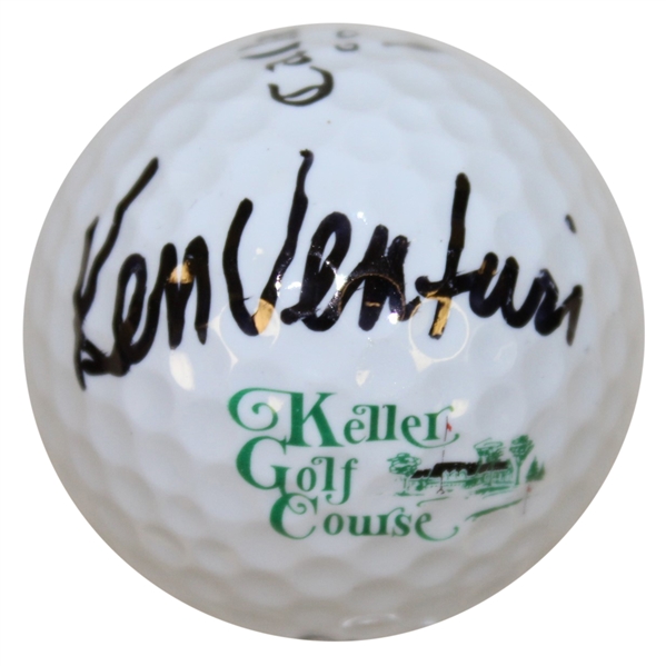 Ken Venturi Signed Keller Golf Course Logo Golf Ball - 1957 St. Paul Open 1st PGA Win JSA ALOA