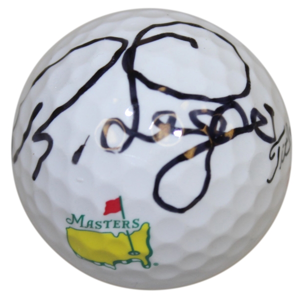 Bernhard Langer Signed Masters Logo Golf Ball BECKETT #E66289