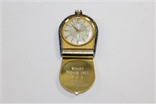 1965 PGA 4-Ball Championship Pro-Am LeCoultre Awarded Pocket Watch In Working Condition!