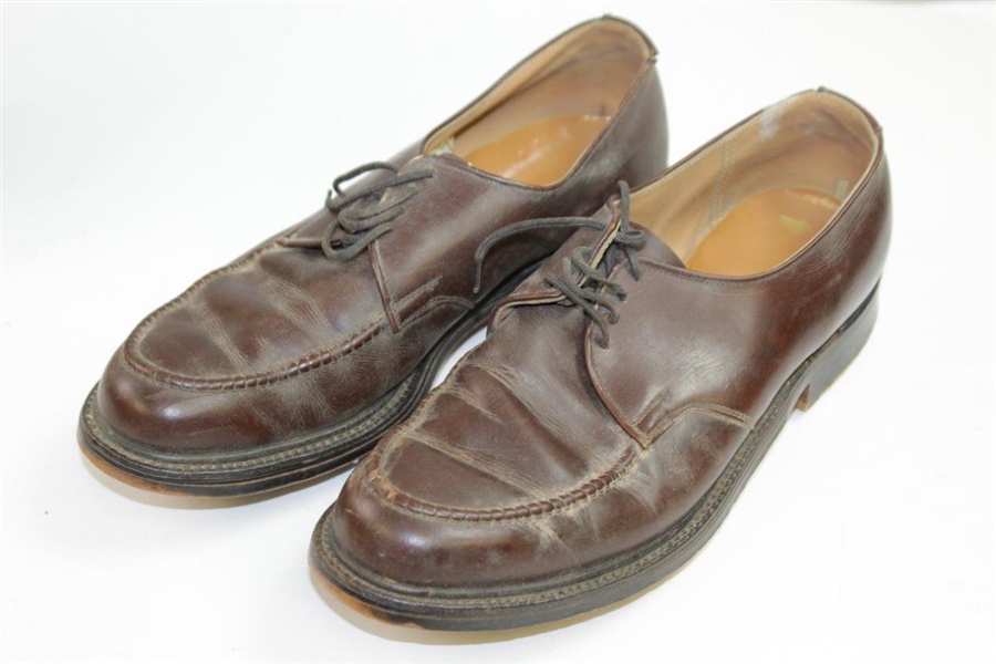 Pair of Vintage 'Tommy Armour' EJ Golf Shoes with Replacement Spikes in Original Box & Receipt