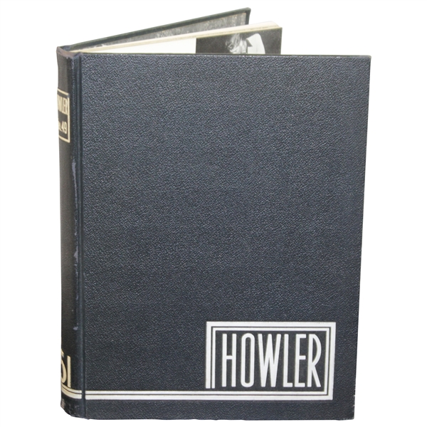 The Howler of 1951 Wake Forrest College Yearbook - Arnold Palmer