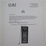Lanny Wadkins' 1977 PGA Championship Winning Putter with PGA Champion Display