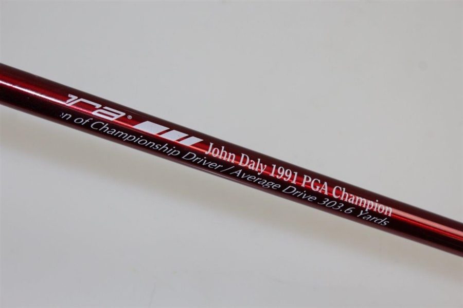 John Daly Exact Replica COBRA Driverwith 1991 PGA Championship Display