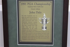 John Daly Exact Replica COBRA Driverwith 1991 PGA Championship Display
