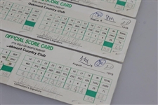John Mahaffey 1978 PGA Championship at Oakmont CC Winning Scorecards JSA ALOA