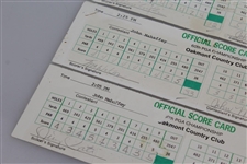 John Mahaffey 1978 PGA Championship at Oakmont CC Winning Scorecards JSA ALOA