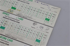 John Mahaffey 1978 PGA Championship at Oakmont CC Winning Scorecards JSA ALOA