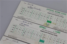 John Mahaffey 1978 PGA Championship at Oakmont CC Winning Scorecards JSA ALOA
