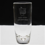 1991 Masters Awarded Eagle Hole #9 Crystal Highball Glass - Steve Jones Collection