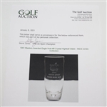 1991 Masters Awarded Eagle Hole #9 Crystal Highball Glass - Steve Jones Collection