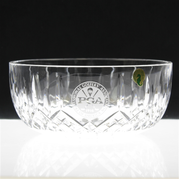 1996 PGA Championship Awarded Eagle Hole #18 Waterford Crystal Bowl - Steve Jones Collection