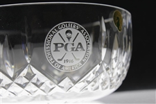1996 PGA Championship Awarded Eagle Hole #18 Waterford Crystal Bowl - Steve Jones Collection