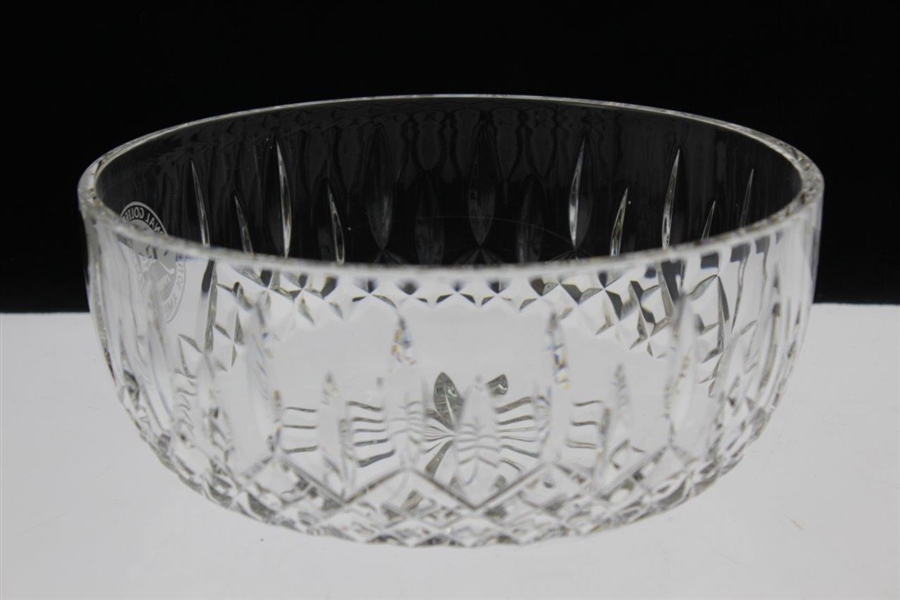 1996 PGA Championship Awarded Eagle Hole #18 Waterford Crystal Bowl - Steve Jones Collection