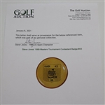 Steve Jones' 1989 Masters Tournament Contestant Badge #43