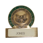 Steve Jones 1991 US Open Championship Contestant Badge