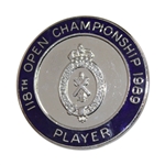 Steve Jones 1989 OPEN Championship Contestant Badge