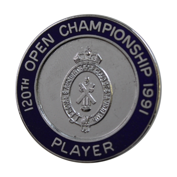 Steve Jones' 1991 OPEN Championship Contestant Badge