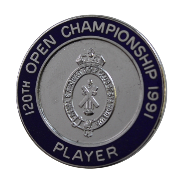 Steve Jones 1991 OPEN Championship Contestant Badge