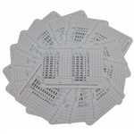 Sixteen (16) Augusta National Golf Club Blank Scorecards - Steve Jones Collection