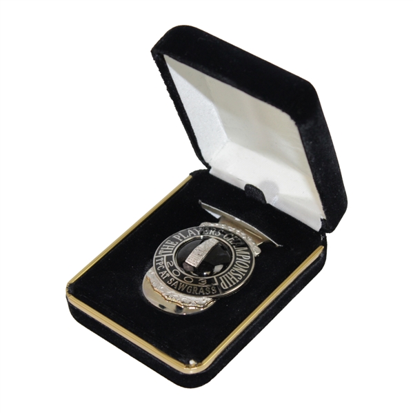 Steve Jones 2003 The Players Championship Contestant Money Clip/Badge