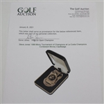 Steve Jones' 1989 Mony Tournament of Champions at La Costa Champions Contestant Money Clip/Badge