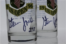 Steve Jones' 1996 US Open at Oakland Hills Glasses Signed with Score JSA ALOA