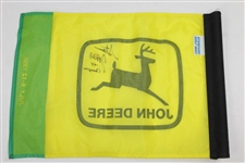 1998 John Deere Quad City Classic Course Flown Flag Signed by Winner Steve Jones JSA ALOA