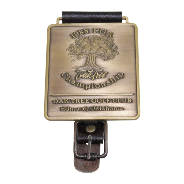 Steve Jones 1988 PGA Championship at Oak Tree Golf Club Competitor Bag Tag