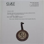 Steve Jones' 1989 NEC World Series of Golf Competitor Bag Tag