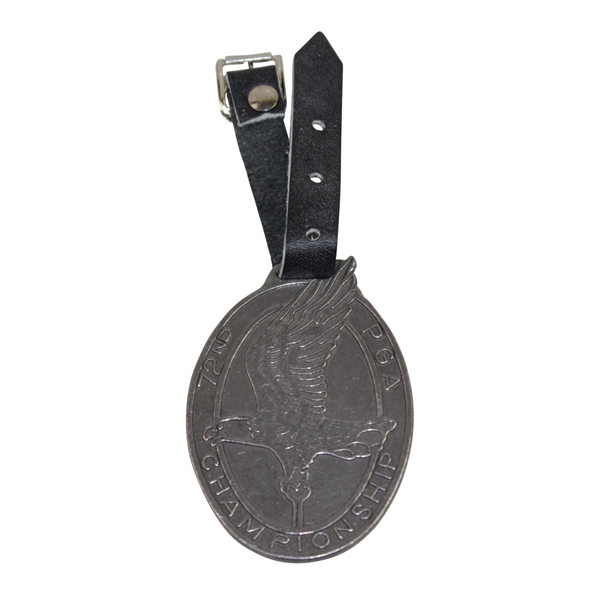 Steve Jones 1990 PGA Championship at Shoal Creek Competitor Bag Tag